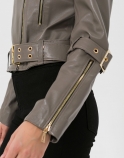 Ruby Biker Leather Jacket - image 4 of 6 in carousel